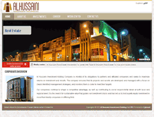 Tablet Screenshot of alhussaini-holding.com